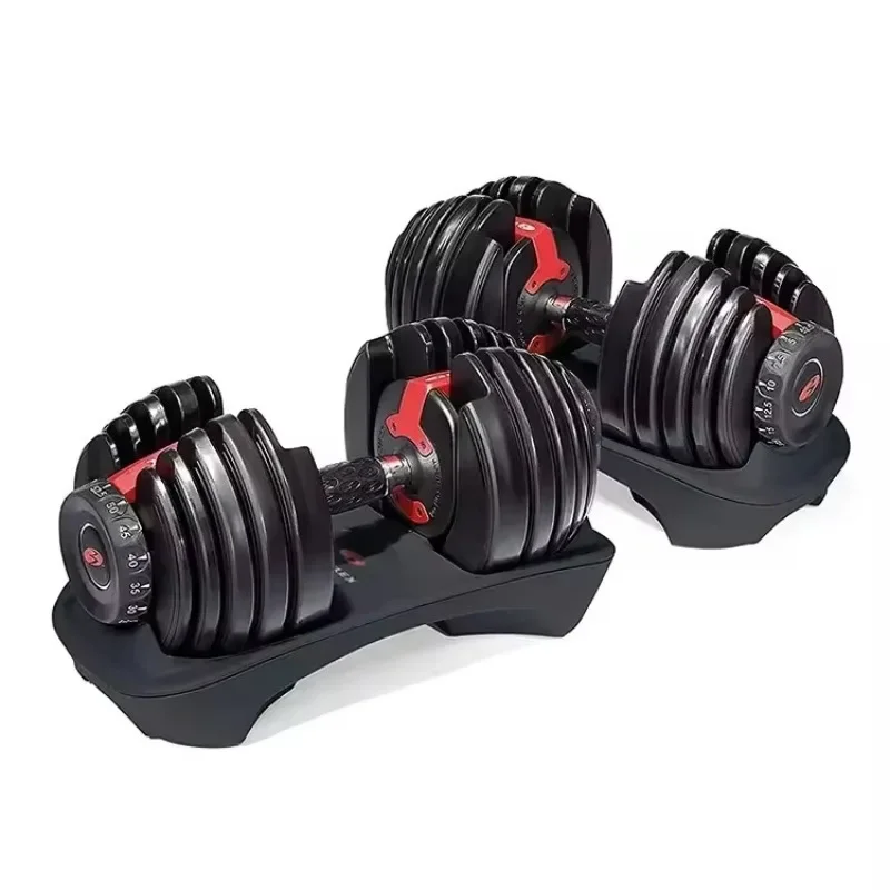 Home Gym Equipment Set - ชุดดัมเบลปรับน้ำหนักได้ รุ่นอัปเกรด 40 กก. วัสดุคุณภาพสูง สำหรับฝึกความแข็งแรง