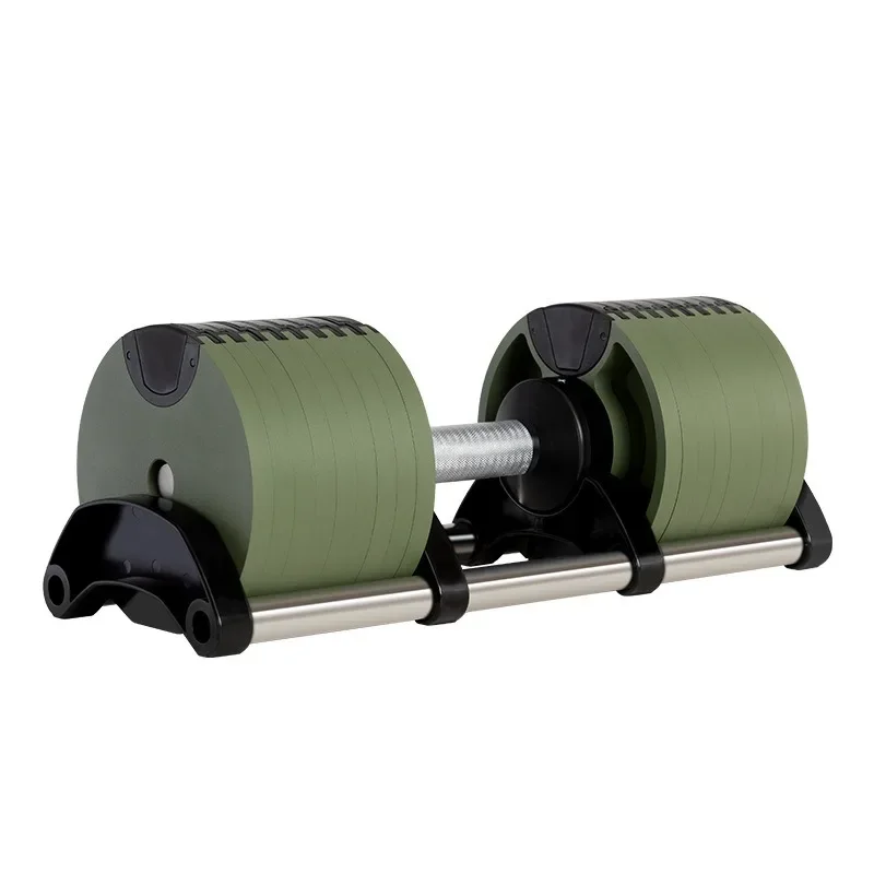 Home Gym Equipment Set - ชุดดัมเบลปรับน้ำหนักได้รวดเร็ว อุปกรณ์ฟิตเนสเชิงพาณิชย์สำหรับฝึกความแข็งแรง อุปกรณ์ยิมสำหรับใช้ในบ้าน 24 กก.