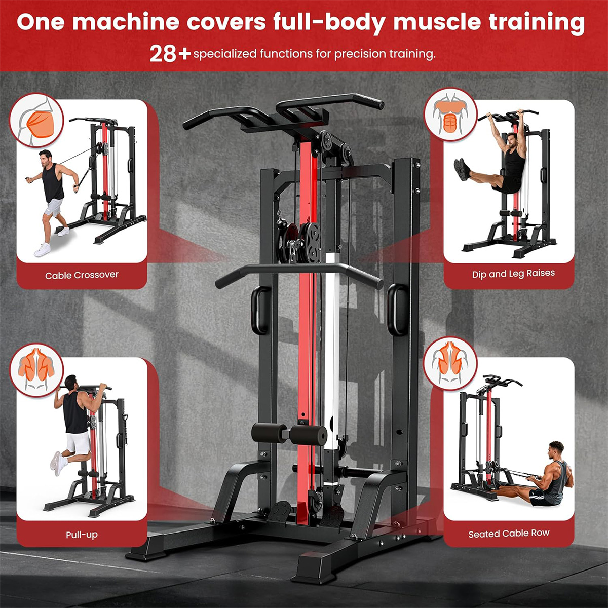 เครื่องออกกำลังกายที่บ้าน Poob - All In One Gym Home Equipment บทวิจารณ์และราคา