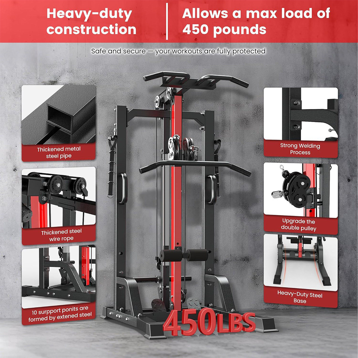เครื่องออกกำลังกายที่บ้าน Poob - All In One Gym Home Equipment บทวิจารณ์และราคา