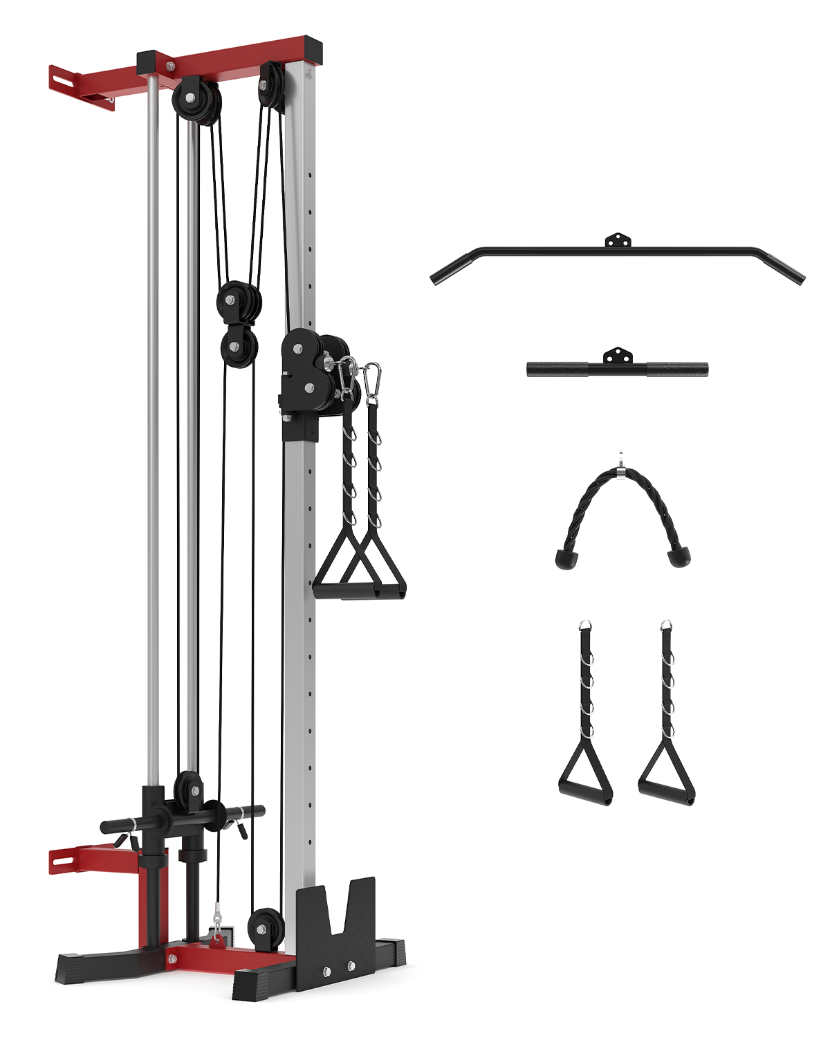 เครื่องเคเบิลติดผนังแบบสองรอก  - Lat Pulldown Cable บทวิจารณ์และราคา