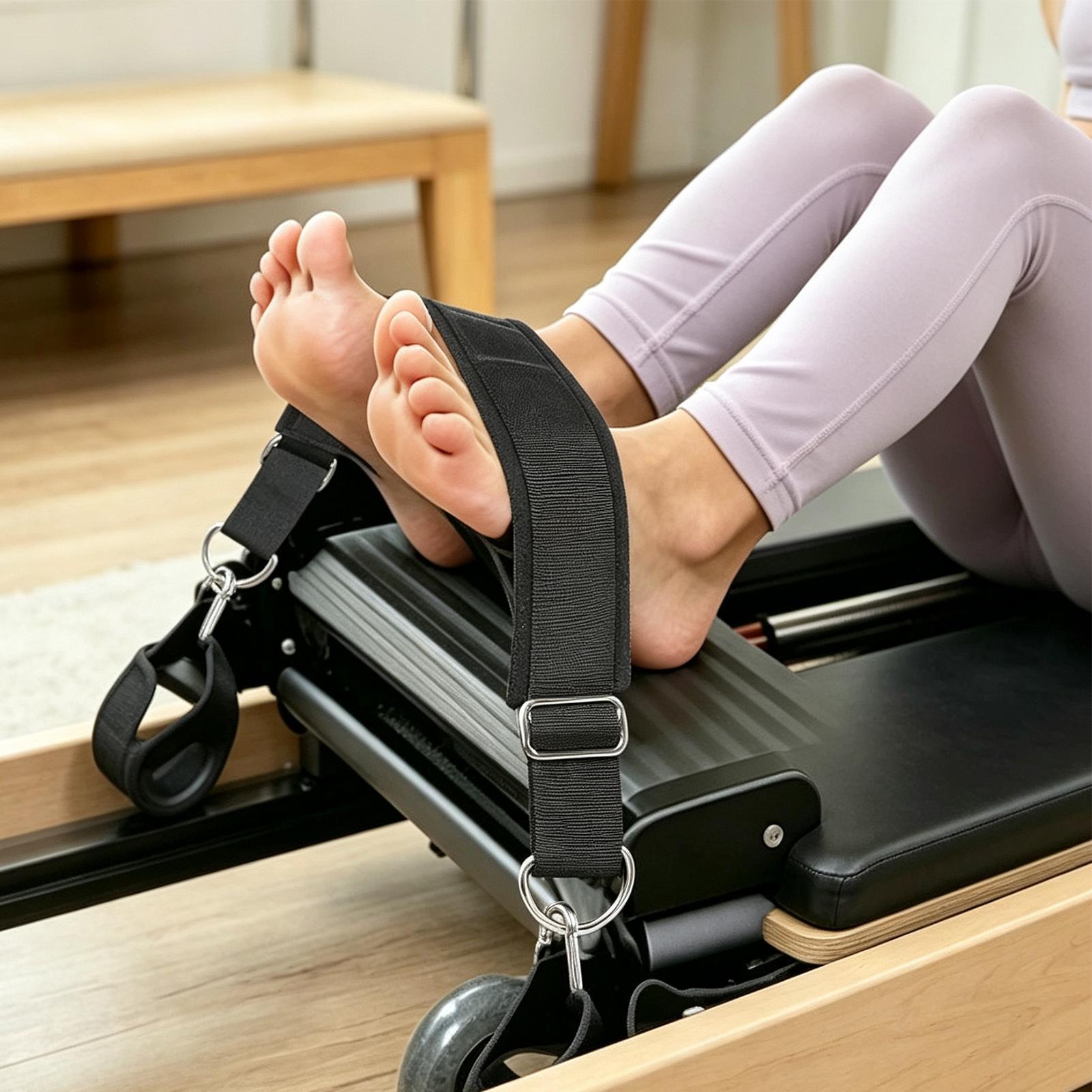 สายรัดเท้าพิลาทิสแบบหนา ปรับได - Home Gym Yoga บทวิจารณ์และราคา