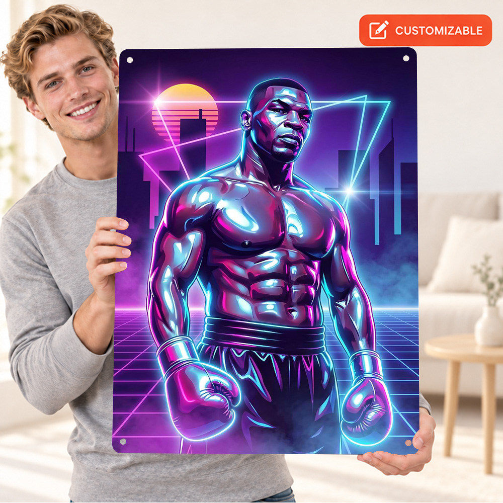 โปสเตอร์โลหะลายมวยไมค์ ไทสัน ป - Home Gym Neon Sign บทวิจารณ์และราคา