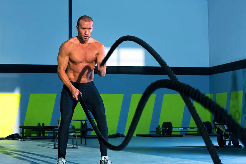 เชือกออกกำลังกายแบบมีความโค้งง - Battle Rope Heavy บทวิจารณ์และราคา